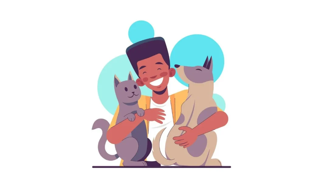 petting animals